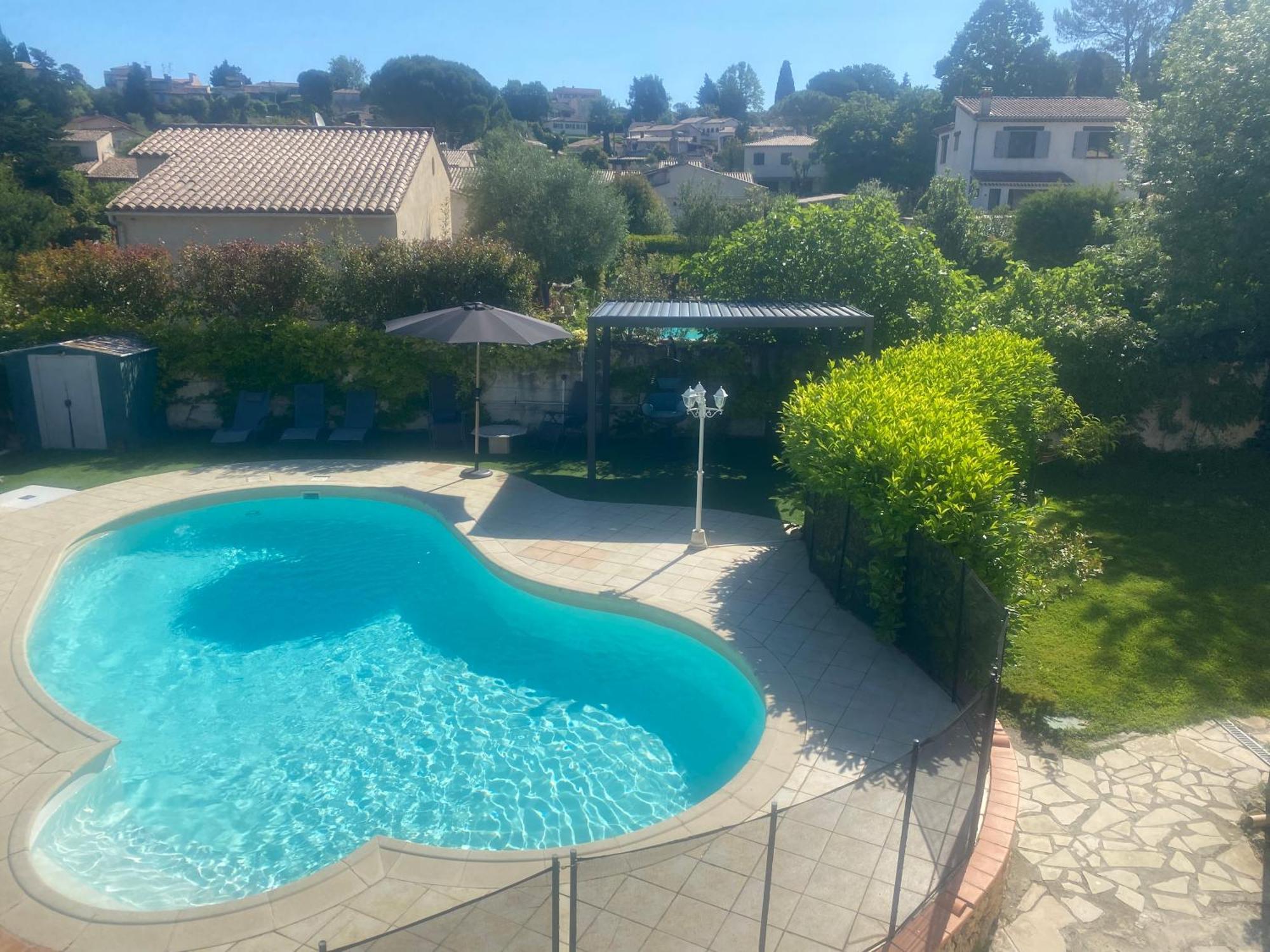 Apartament 3 Pieces Climatise En Rez De Jardin Avec Piscine Villeneuve-Loubet Zewnętrze zdjęcie